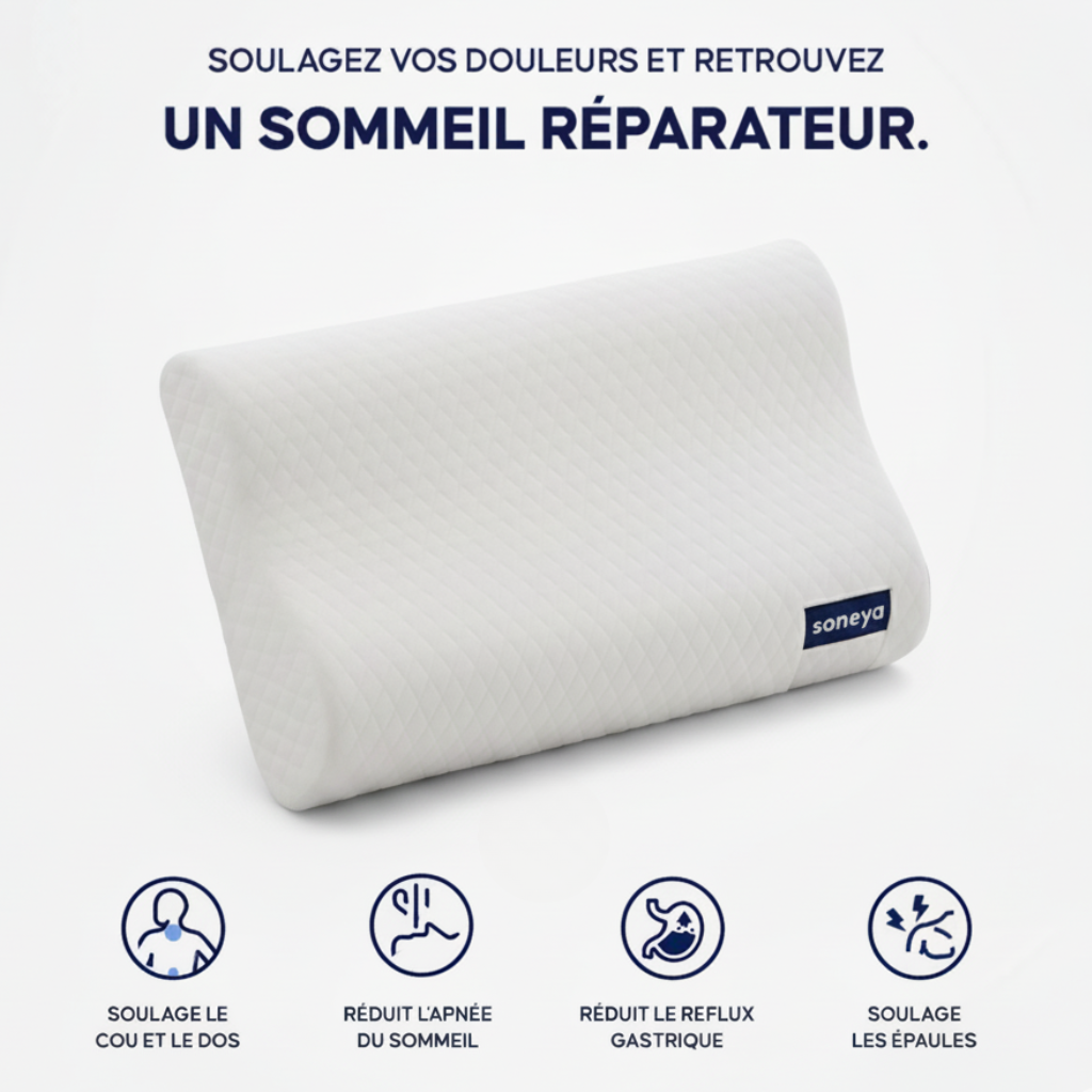 Oreiller ergonomique Soneya